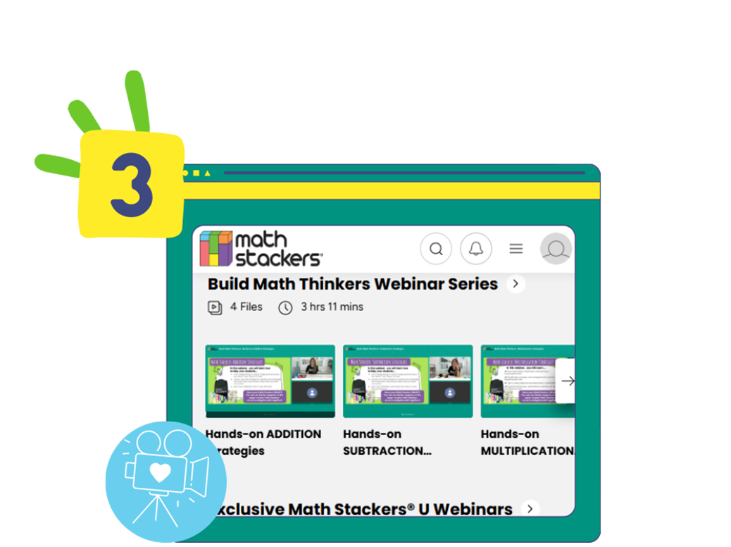 Exclusive Webinars with The Math Stackers® Team + Special Guests